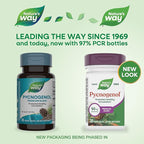 Nature's Way Pycnogenol Premium Blend, Promotes Healthy Circulation*, Antioxidant Support*, 50 mg per Serving, 30 Vegan Tablets (Packaging May Vary)