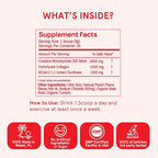 Peach Perfect Creatine for Women – Micronized Creatine Monohydrate Powder with BCAA & Collagen for Glute Strength Support, Boosts Energy, Focus, Strength, and Endurance – Peach, 30 Servings