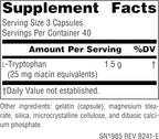 Source Naturals L-Tryptophan, for Mood, Relaxation, and Sleep*, 500mg - 120 Capsules