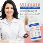Zen Nutrients SkinVite Natural Skin Supplement for Women, Men & Teens - Hormonal Breakouts & Clear Skin Support Supplement - Detoxifying Vitamin for Acne and Digestion Support