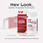 SiderAL Forte Iron Supplement Clinically Proven to Increase Levels Without Side Effects | Sucrosomial High Absorption Gentle Iron Pills for Women and Men | Vitamin C | Anemia & Energy Support | 30 ct