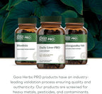 GAIA HERBS PRO Daily Liver Pro - Natural Liver Support - with Milk Thistle, Licorice Root, Turmeric Root & More - Vegan, Organic & Gluten-Free - 120 Liquid Phyto-Caps (60 Servings)