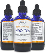 Mimi's Miracle Zeolites: Heavy Metal Detox Zeolite Supplement Drops with 70 Trace Minerals for Adults & Kids - Supports Cell Restoration, Immune & Digestive Tract Health (4 oz Bottle, 60 Day Supply)