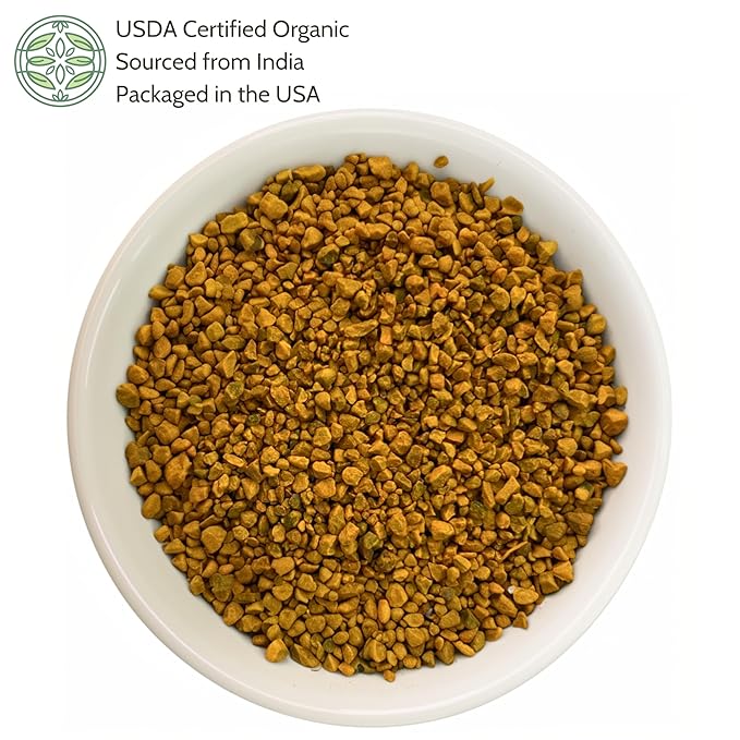 Organic Turmeric Root 4 oz (113g), USDA Certified Organic Dried Turmeric Root Herb Tea, Tumeric, Cut and Sifted