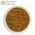 Organic Turmeric Root 4 oz (113g), USDA Certified Organic Dried Turmeric Root Herb Tea, Tumeric, Cut and Sifted