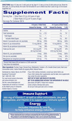 Emergen-C Kidz Immune Plus Crystals, On-the-Go Immune Support Supplement with Vitamin C, Vitamin D, B Vitamins, Zinc and Manganese, Tropical Punch - 28 Stick Packs