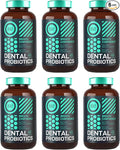 6-Pack Oral Probiotics for Mouth Bad Breath - 3 Billion CFU Advanced Bad Breath Treatment Dental Probiotics for Teeth and Gums - 270 Prebiotic and Probiotic Lactobacillus Salivarius Tablets