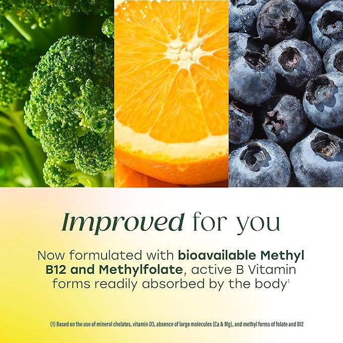 MegaFood Multivitamin for Men 40+ One Daily Mens Multivitamins - Methylated B12, Vitamin D3, B6, C & Zinc, Muscle & Bone Health, Energy Metabolism, Immune Support Supplement, Vegetarian, 60 Tablets