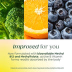 MegaFood Multivitamin for Men 40+ One Daily Mens Multivitamins - Methylated B12, Vitamin D3, B6, C & Zinc, Muscle & Bone Health, Energy Metabolism, Immune Support Supplement, Vegetarian, 90 Tablets