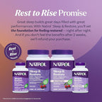 Natrol Sleep + Restore Magnesium Glycinate Blend Gummies with Melatonin 5mg - Calm Magnesium with GABA,Botanical Blend,Cherry Flavor,60 Gummies,(Pack of 2)