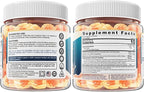 Liposomal Fisetin 200mg & Resveratrol Complex 500mg Liquid Gummies - Longevity & Cell Renewal Support - 98% High Purity Fisetin,Trans-Resveratrol Quercetin Luteolin with Vitamins C & E, 1-A-Day, 60Cts