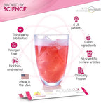 AgelessLX Powder Supplement for Women - with HMB Collagen Enhancer Plus Vitamin D3 with K2, Horsetail and Biotin for Lean Muscle and Stronger Hair and Nails - 30 Powder Packets Strawberry Lemonade