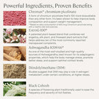 Stonehenge Health for Women Menopause Support for Peri + Menopause + Post - Mood, Energy, Stress, Hot Flashes, Night Sweats, Sleep & Cortisol, Chromax Chromium, Vitamin D3, KSM-66 Ashwagandha Extract