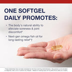 Metagenics SPM Active One Daily Supplement - Next Generation Omega Fish Oil with Pro Resolving Mediators for Joint Soreness & Soothing Relief* - Sustainably Sourced - Gluten-Free - 60 Softgels