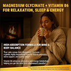 Magnesium Glycinate Gummies 500mg with Vitamin B6 100mg for Adults and Kids - High Absorption | Non-GMO | No Gluten | Stress Relief | Sleep & Relaxation | Muscle & Heart Support | Natural & Vegan