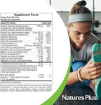 NaturesPlus Hema-Plex Iron - 60 Slow-Release Mini-Tabs - 2 Pack - 85 mg Chelated Iron - Total Blood Health - with Vitamin C & Bioflavonoids - Vegan, Gluten Free - 60 Total Servings