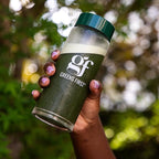Greens First Gift Set - Limited Edition Glass Carafe & Organic Greens Powder - 49 Superfoods - Prebiotics, Probiotics & Digestive Enzymes - Dairy Free, Vegan & Non-GMO - Mint - 30 Servings