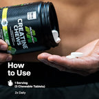 MuscleTech | Creatine Chews | Creapure Monohydrate Supplement for Muscle Recovery, Muscle Builder & Energy Boost | Pre Workout Supplement for Men & Women | Citrus Birst | 90 chewable Tablets