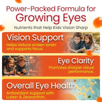 Therefore Eye Health Gummies for Kids & Teens – Lutein Zeaxanthin Vision Support Supplement – Vegan, Non-GMO – 30 Gummies