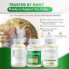 Ultra Saw Palmetto - 13-in-1 with DIM, Nettle, Pumpkin Seed, Collagen, Vitex - Max Absorption - 150 Capsules - Non-GMO, Gluten-Free, Lab Tested