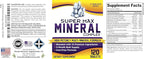 2-Month Multimineral Supplement Support Iron-Free Formula | Daily Multiminerals | Multi-Mineral Supplements | Minerals Complex | 60-Day Bulk Supply | 120 Tablets