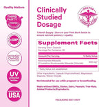 Pink Stork NAD+ Supplement for Women | 500mg Nicotinamide Riboside NR | Clinically-Studied Pure NMN Powder | Brain + Cognitive Support |Energy, Skin Essentials Over 30 | 1 Month Supply