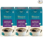 Teeccino Dark Roast Dandelion Tea - Rich & Roasted Herbal Tea That’s Caffeine Free & Prebiotic with Detoxifying Dandelion Root, 25 Tea Bags (Pack of 3)
