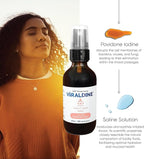 1.5% Povidone-Iodine Sore Throat Spray, Microplastic-Free Bottle, FSA Eligible, 60ml