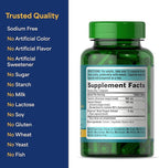 Puritan's Pride Turmeric Curcumin 1000mg, Standarized to 95% Cucuminoids, Herbal Dietary Supplement for Antioxidant Health, 120 Rapid Release Capsules