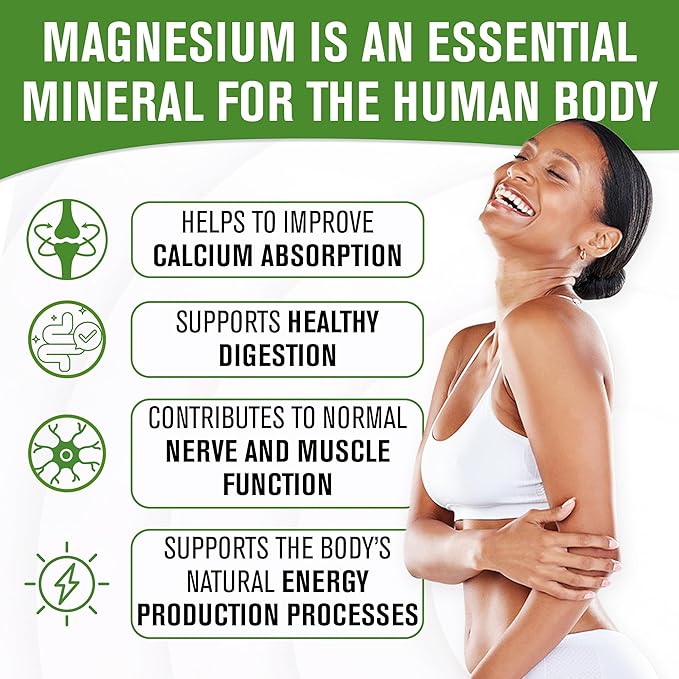 NaturalSlim Magicmag Pure Magnesium Citrate Powder Stress, Constipation, Muscle, Heart Health, and Sleep Support | Honey Chamomile Flavored Magnesium Supplement - 8oz Drink Mix (3 Pack)