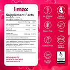 i-max Iron Supplement 150 mg, Vitamin C 250 mg & B12 1000 mcg, Iron Supplement Treatment for Women & Men, Once Daily, 100 Capsules