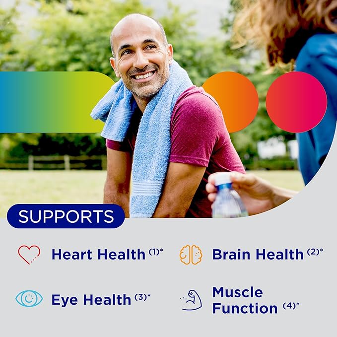 Centrum Silver Multivitamin for Men 50 Plus, Multimineral Supplement, Vitamin D3, B-Vitamins and Zinc, Gluten Free, Non-GMO Ingredients, Supports Memory and Cognition in Older Adults - 100 Ct