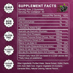 (2 Pack) Quercetin Gummies - Quercetin with Bromelain 2378mg - Blend with Elderberry, Echinacea Purpurea Extract, Zinc, Vitamin C,D3,K2, Complex Supports Immune, Cardiovascular & Respiratory Function