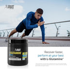 L-Glutamine Premium Powder - 6,000 mg per Serving for Muscle Recovery - Unflavored, Vegan, Non-GMO, Gluten-Free, Dairy-Free, 40 Servings for Improved Performance and Faster Recovery