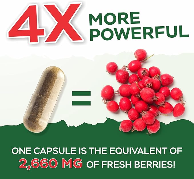 Purely Holistic Hawthorn Berry 665mg + Olive Leaf Extract 750mg Bundle + 270 Vegan Capsules - Made in The USA