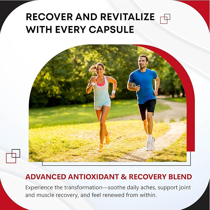 Tart Cherry Turmeric Ginger Stinging Ashwagandha Elderberry Bilberry Black Pepper -150 Capsules