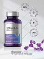 Horbäach Probiotics for Women & Men | 14 Strains for Digestive Health | 9 Billion CFU | 90 Capsules | Non-GMO & Gluten Free Supplement
