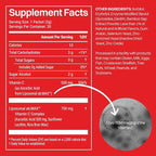 Liposomal Vitamin C Powder – High Absorption 500mg Immune Support & Antioxidant Supplement – Energy Boost – 30 On-the-Go Packets, Tropical Fruit Flavor, Sugar-Free
