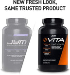 JYM Supplement Science Vita JYM Sports Multivitamin & Mineral Support,Vitamin A,C,B6,B12,E,K,Boron,Biotin,Potassium 60 Tablets,(Pack of 2)