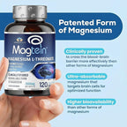Magnesium L Threonate, Magtein, Brain Supplement for Memory, Focus, Sleep and Cognitive Support, High Absorption Magnesium L-Threonate, Non-GMO, No Laxative Effect – 2,000 mg, 120 Vegan Capsules