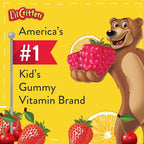 L’il Critters Paw Patrol Gummy Vites Daily Gummy Multivitamin for Kids, Vitamin C, D3 for Immune Support Cherry, Orange and Blueberry Flavors, 60 Gummies (Pack of 2)