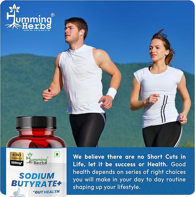 Sodium Butyrate with Calcium Magnesium Butyrate Contains Inulin, Probiotics, Magnesium and Calcium - 210 Capsules