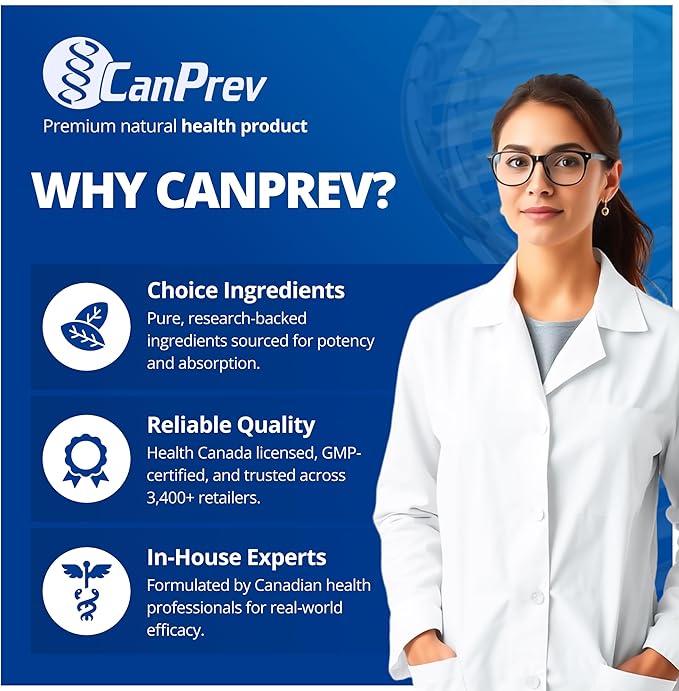 CanPrev Magnesium BisGlycinate Gentle 200mg, 240 v-Caps 240-Day Supply - Pure Elemental Magnesium Supplement, Supports Bone and Muscle Function, Gentle on Stomach, Perfect for Daily Magnesium Needs