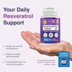 Genex Formulas 1500mg Resveratrol with BioPerine for Absorption (3 Pack) | Organic Trans-Resveratrol Capsules from Japanese Knotweed, Antioxidant Supplement for Healthy Aging
