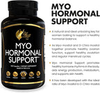 Cocó March N.M.D Myo-Inositol Hormonal Support for Women – Supports Hormone Balance & Menopause Wellness, Energy & Metabolism – Gluten Free, Dairy Free, Vegan – 120 Capsules
