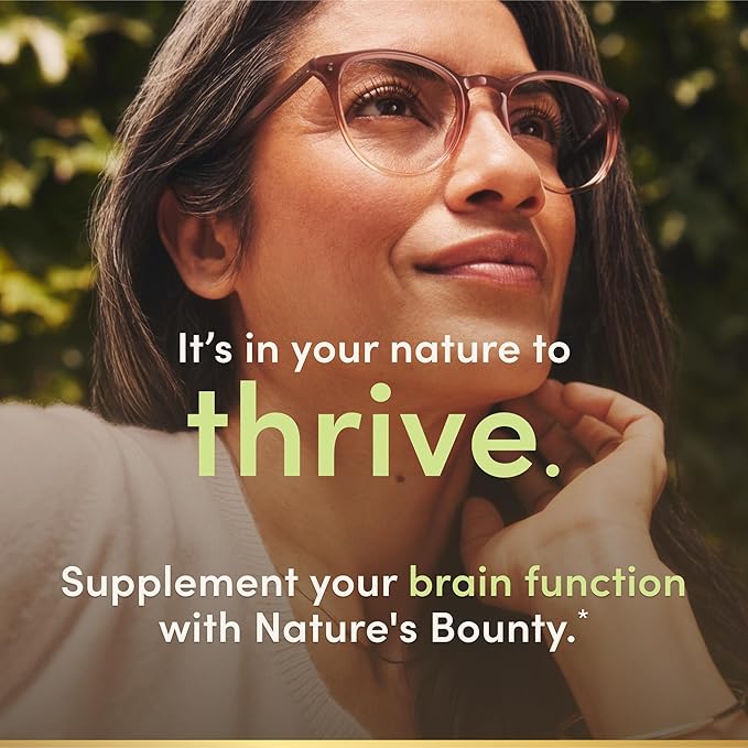 Nature's Bounty Ginkgo Biloba Capsules 120mg, Memory Support Supplement, Supports Brain Function and Mental Alertness, 100 Capsules (Pack of 2)