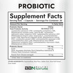 Built by Nature 100 Billion CFU Probiotic – 16 Strains + Prebiotics – Immune & Digestive Support – for Women & Men – Delayed Release Capsules, Shelf Stable – 1 Month Supply - 30 Capsules