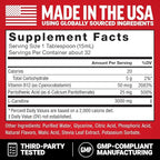 Force Factor L-Carnitine Liquid 3000mg, Maximum Strength Supplement to Support Fat Metabolism, Cellular Energy & Muscle Recovery, High Absorbing, Non-GMO, Orange Flavor, 16 oz Bottle