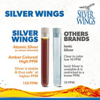 Natural Path Silver Wings Colloidal Silver 150ppm (750mcg) w/Echinacea & Oregano Immune Support Supplement - 1 fl. oz Spray