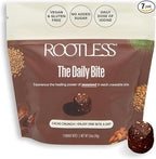 Rootless Seaweed Daily Bites – Cacao Crunch – 1 Week Trial Pack for Hormone & Thyroid Health | 100% Daily Iodine, Whole Food Ingredients, No Added Sugar (7 Bites)